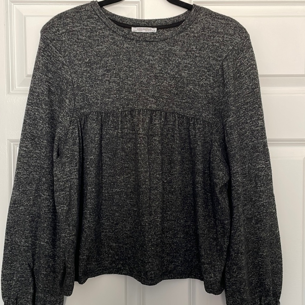 Zara bell sleeve shirt